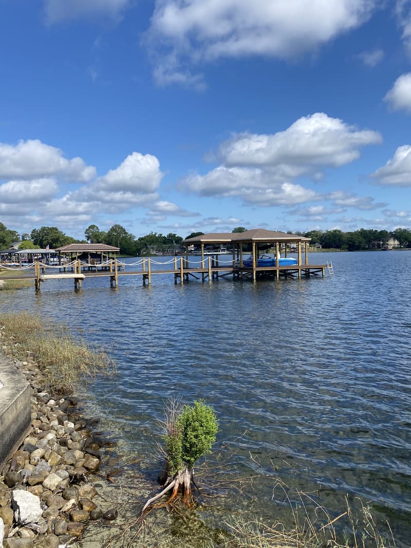 Completed Dock Project in Central Florida