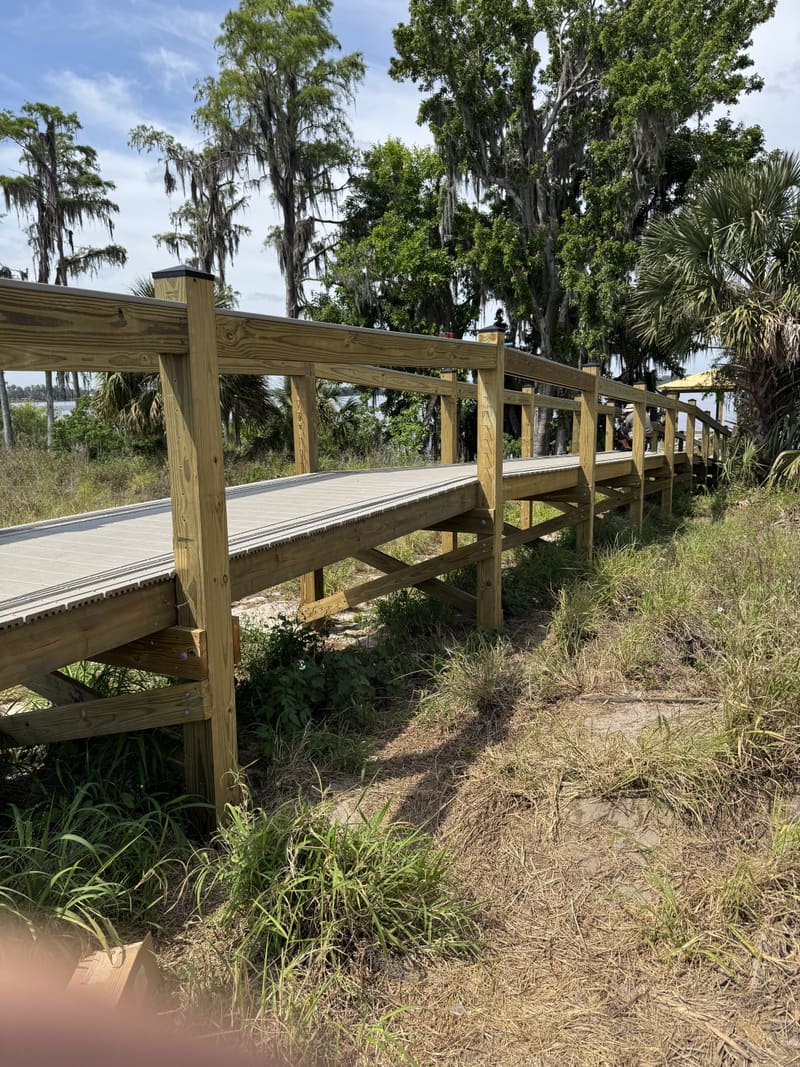 Completed Dock Project in Central Florida