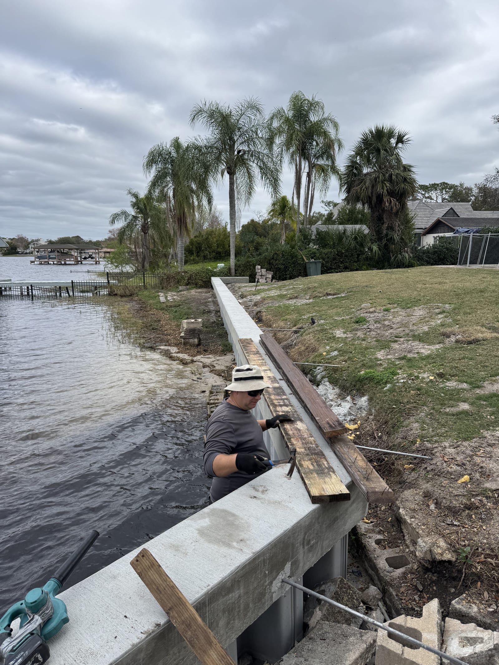 Seawall Construction & Repair by P23 Docks